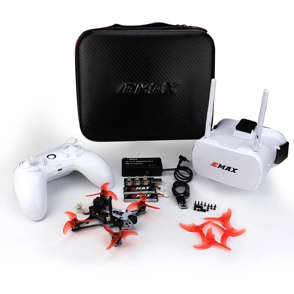 Emax Tinyhawk II 2 Freestyle RTF FPV Racing Drone Kit RunCam Nano2 37CH 25/100/200mW VTX 2S-FrSky Quadcopter With Goggle 5