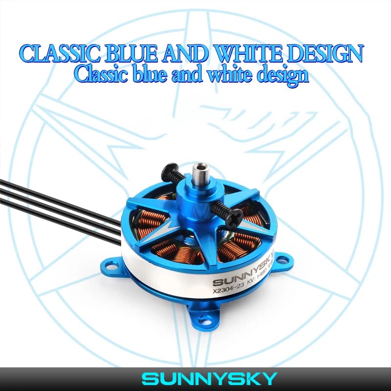 Sunnysky X2302 X2304 X2305 1480kv 1600kv 1650kv Brushless Motor CW  for Fixed-wing aircraft Multicopter New 6