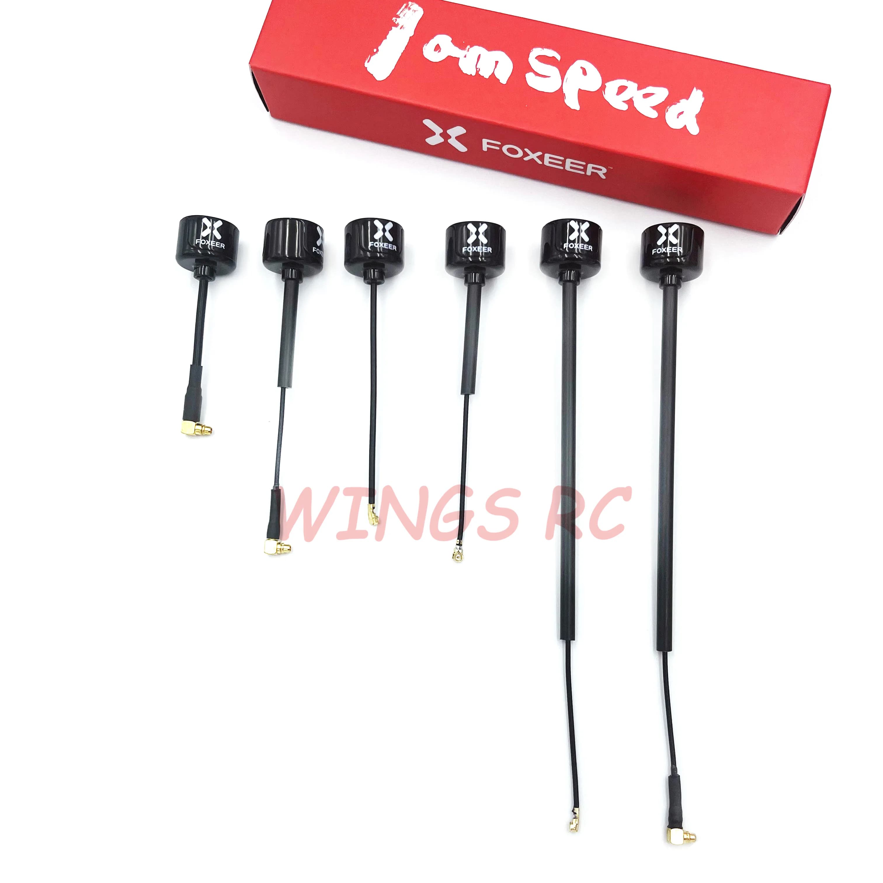 Foxeer Antenna Lollipop 4 V4 FPV Antenna 5.8G 2.6Dbi Stubby RHCP SMA RPSMA UFL Straight/Angle MMCX 7.2g For FPV RC Racing Drone 5