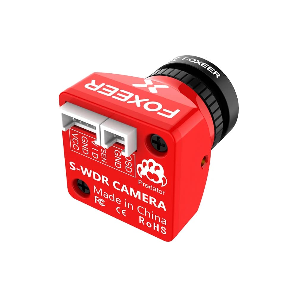 Foxeer Predator Micro V5 Camera 16:9/4:3 PAL/NTSC switchable 1.7mm lens 4ms Latency Super WDR FPV Camera for FPV RC Drone 3