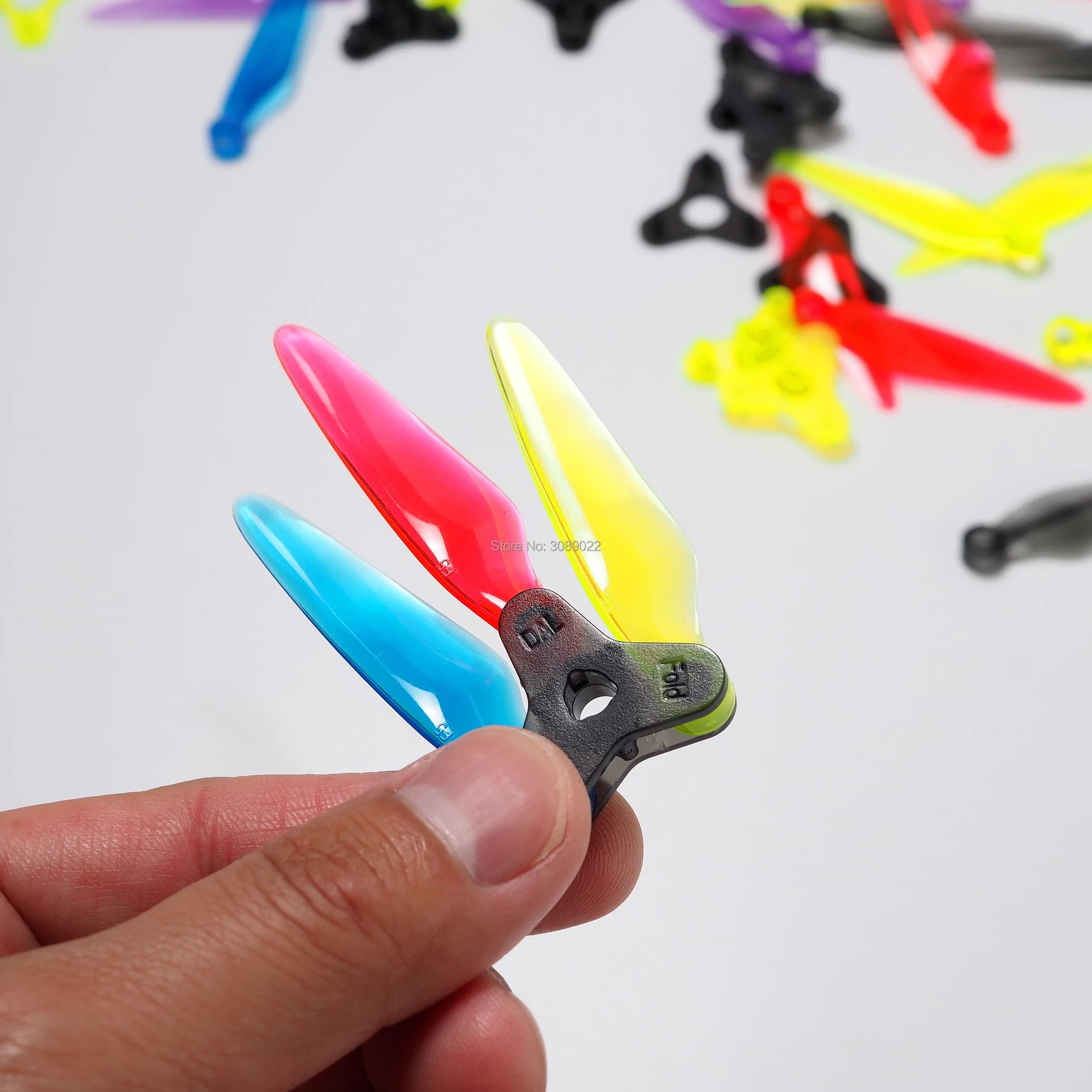 12Pairs 24 pcs DALPROP Fold F5 F6 F7 5.1/6/7inch Foldable Freestyle 3-Blade Propeller Props for RC Drone FPV Racing Quadcopter 2