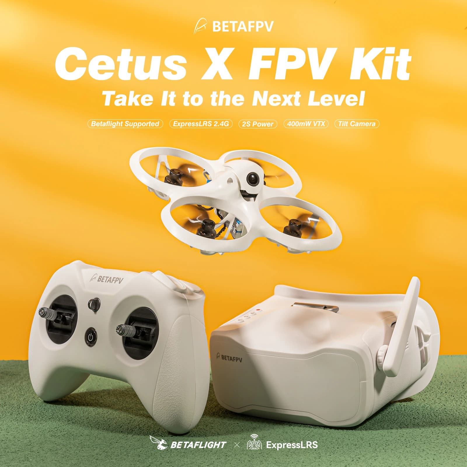 BETAFPV Cetus X Brushless Quadcopter Frsky/ELRS Version FPV Racing Camera Drone Quadcopter Analog VTX 3