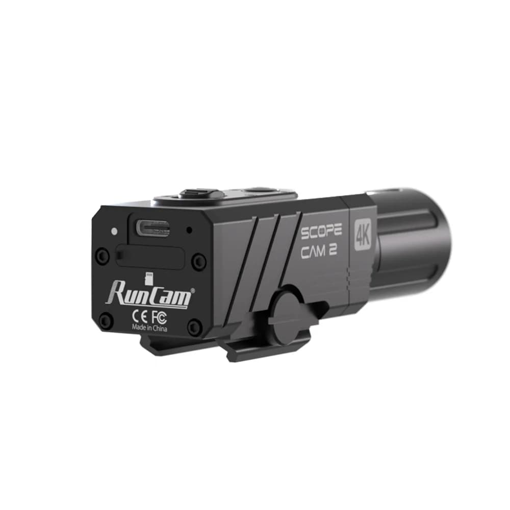RunCam Scope Cam 2 4K Airsoft Camera IP64 WaterProof Paintball APP 1400mAh 128G Digital Zoom Customized Crosshairs Scopecam 2