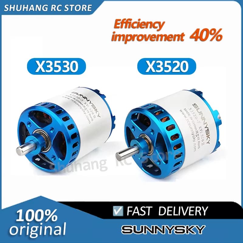 SUNNYSKY X3520-III X3530-III I 445KV 560KV 780KV Brushless Motor for RC Quadcopter Airplanes Fixed Wing Plane