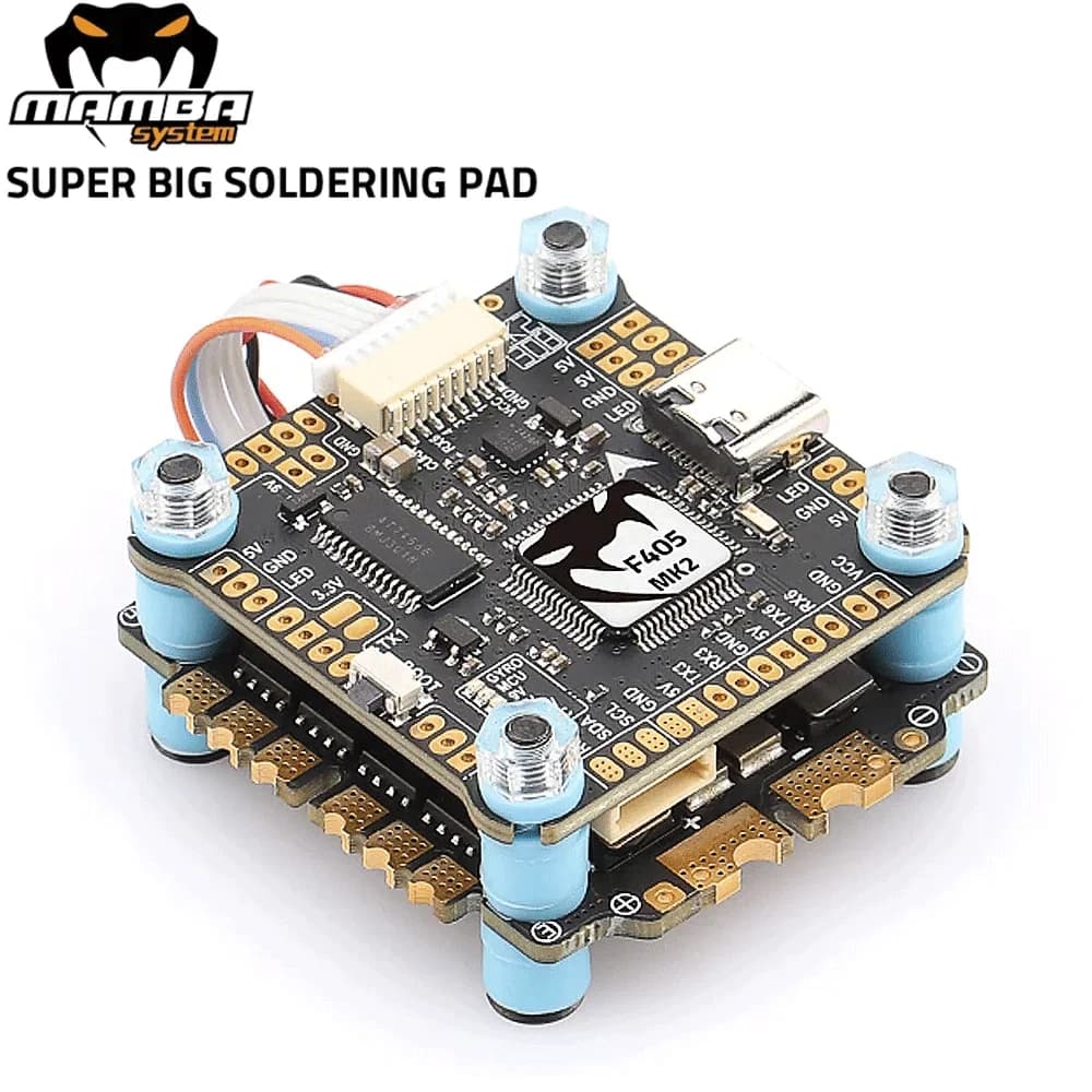 DIATONE MAMBA F405 MK2 V2 (ICM42688P) Flight Controller W/ F55 BLS F65 BLS 4in1 ESC Dshot 300/600 3-6S for RC FPV Racing Drone
