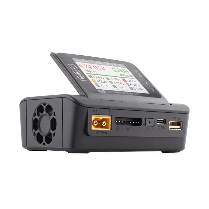 ToolkitRC M9 Lipo LiFe Battery Charger 600W 20A Smart USB Fast Charging with Audio Function for 1-8S RC Model Batteries 3