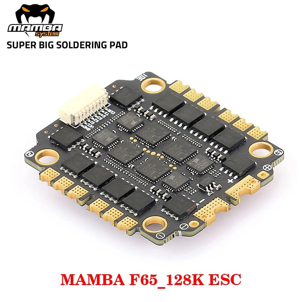DIATONE MAMBA F55 / F65_128K AM32 4in1 ESC Dshot 300-600-1200 Installation 30.5x30.5mm / M3 4-6S For RC FPV Racing Drone Parts 6