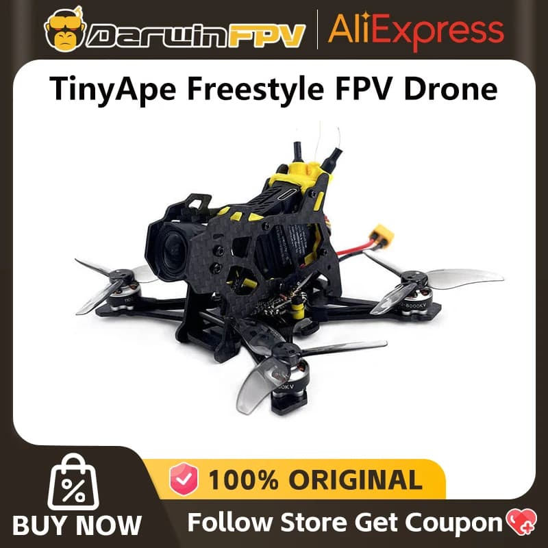 DarwinFPV TinyApe Freestyle 2.5'' Walksnail Avatar HD Optional