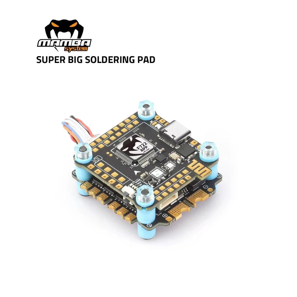 Diatone MAMBA F722 APP MK4 WIFI/DJI Flight Controller Stack F7 45A/55A/65A 128K BLHeli32 ESC 6S 4in1 Dshot1200 Brushless ESC 3