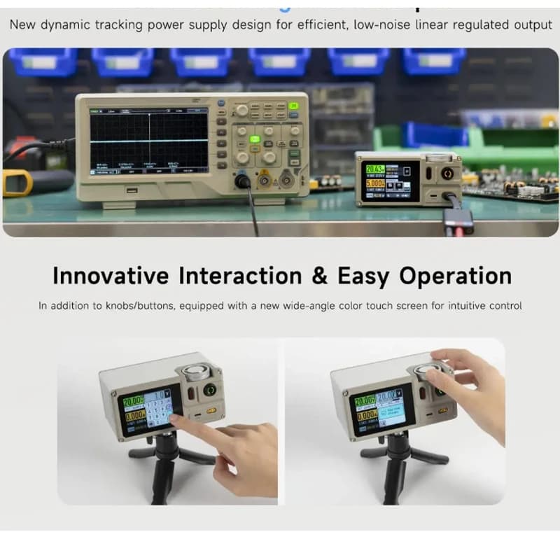 ISDT Esther MP305B Adjustable Power Supply Programmable Linear DC Voltage Regulator 2.8-inch Touch Screen APP Portable 2