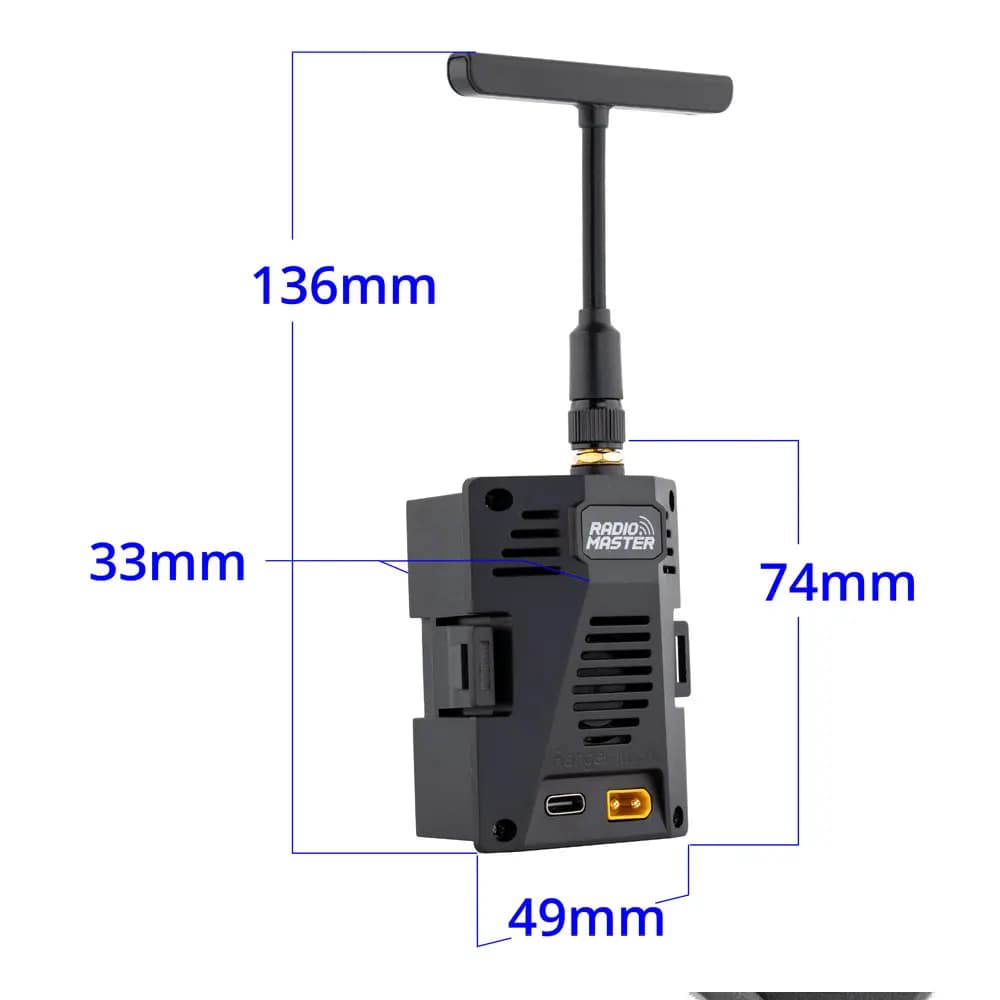 RadioMaster Ranger Micro 2.4GHz ELRS Module for TX16S TX12 MKII 100% Original 2025 5