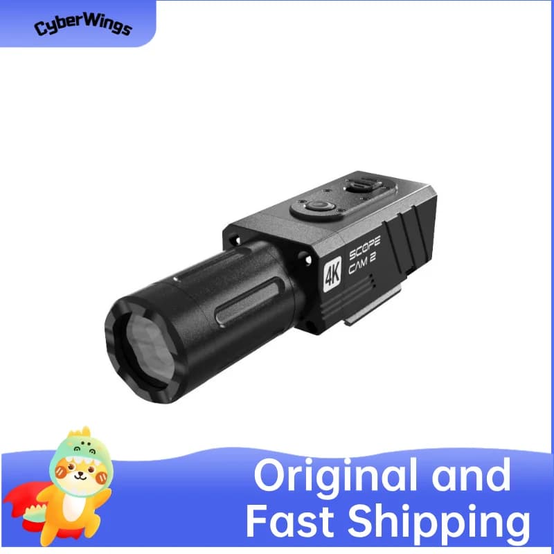 New Lens 35MM RunCam ScopeCam 2 4K Camera for Airsoft Paintball Games