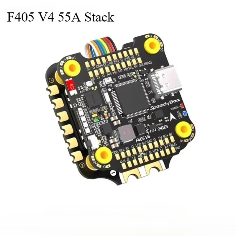 1pcs for speedybee F405 V4 55A 3-6S FPV 30mm Stack ICM42688P Flight Controller BLS 55A 4in1 ESC for Freestyle Drones DIY Parts 2