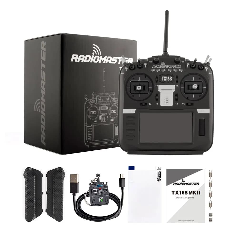 RadioMaster TX16S MKII V4.0 16CH 2.4G Hall Gimbals ELRS 4in1 Transmitter Remote Control Support EDGETX OPENTX 6