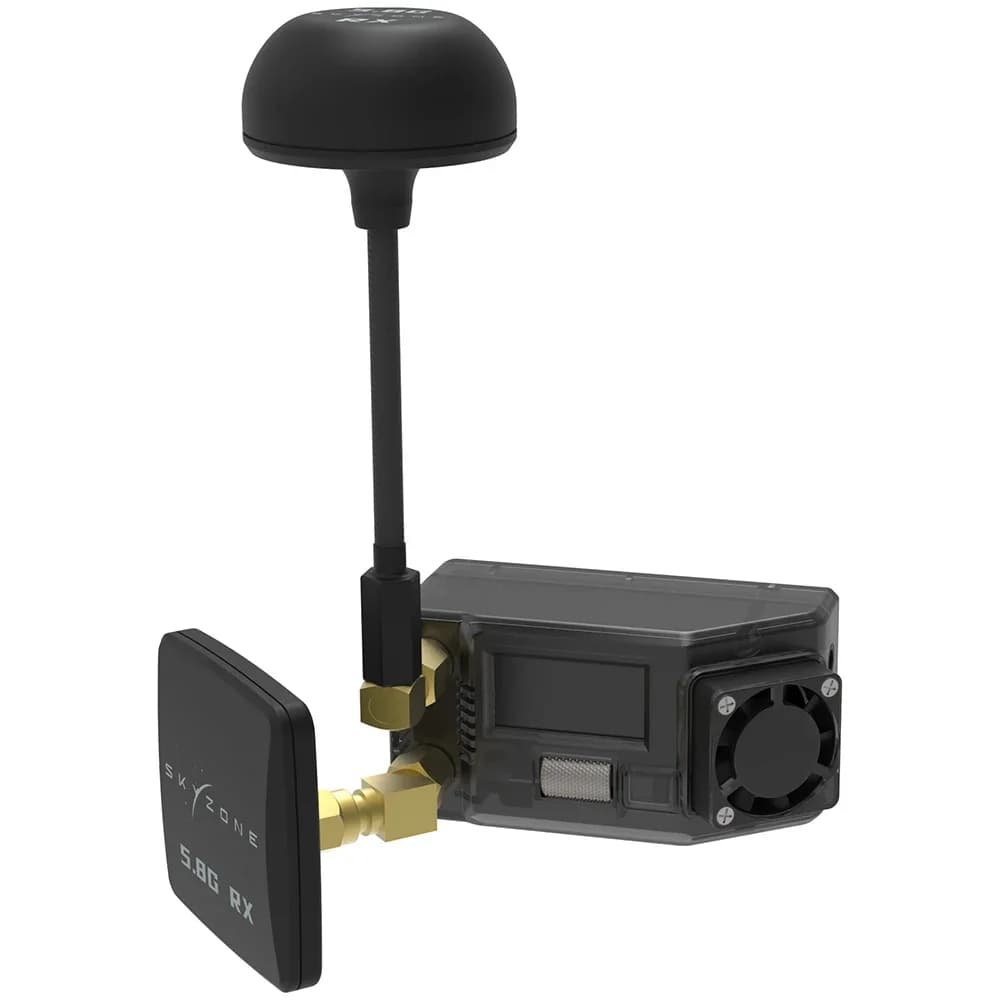 SKYZONE Screen Receiver SteadyView X 5.8Ghz IPS Module Range FPV Goggles Receiver Control Sensitivity Motor for RC Plane Drone 3