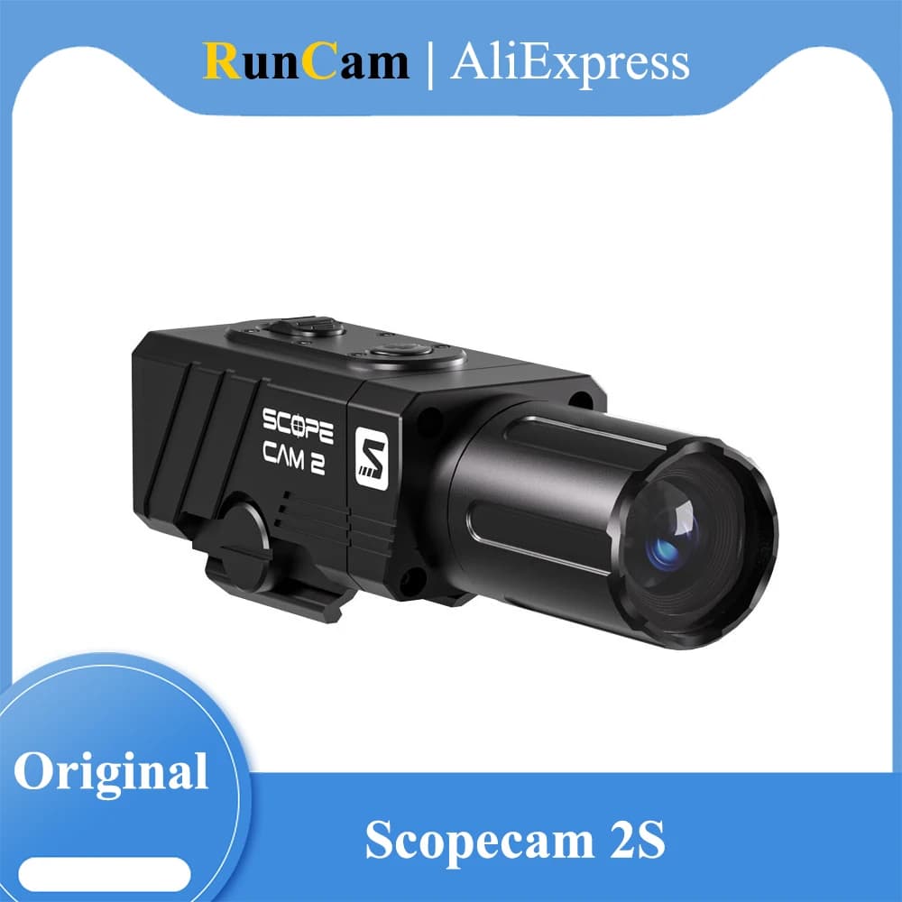RunCam Run Cam ScopeCam 2S 35mm Lens Wi-Fi Setup 1080P HD Record Waterproof FPV Camera
