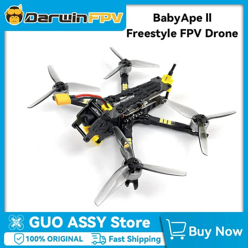 DarwinFPV BabyApe II Newest Freestyle digital / Analog Quadcopter 3.5inch FPV Racing Drone