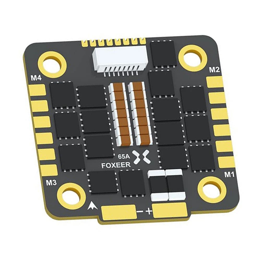 FOXEER Reaper F4 128K 65A ESC BLHeli32 4in1 3-8S Lipo Input Signal DShot 150/ 300/ 600/ 1200/ MultiShot/OneShot for RC FPV Drone 2