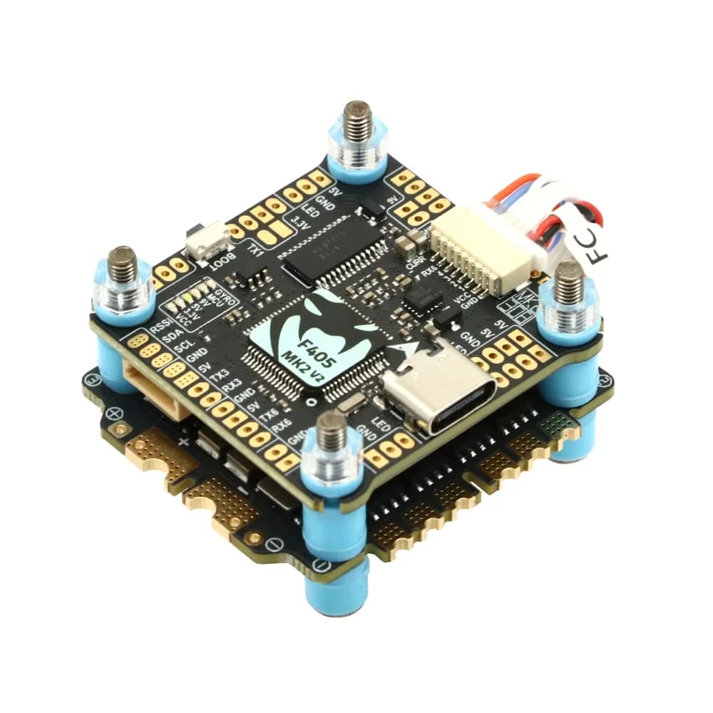 Diatone MAMBA F405MK2 F405 MK2 Betaflight Flight Controller with F55A 55A 3-6S DSHOT600 ESC for FPV Racing Drone 3