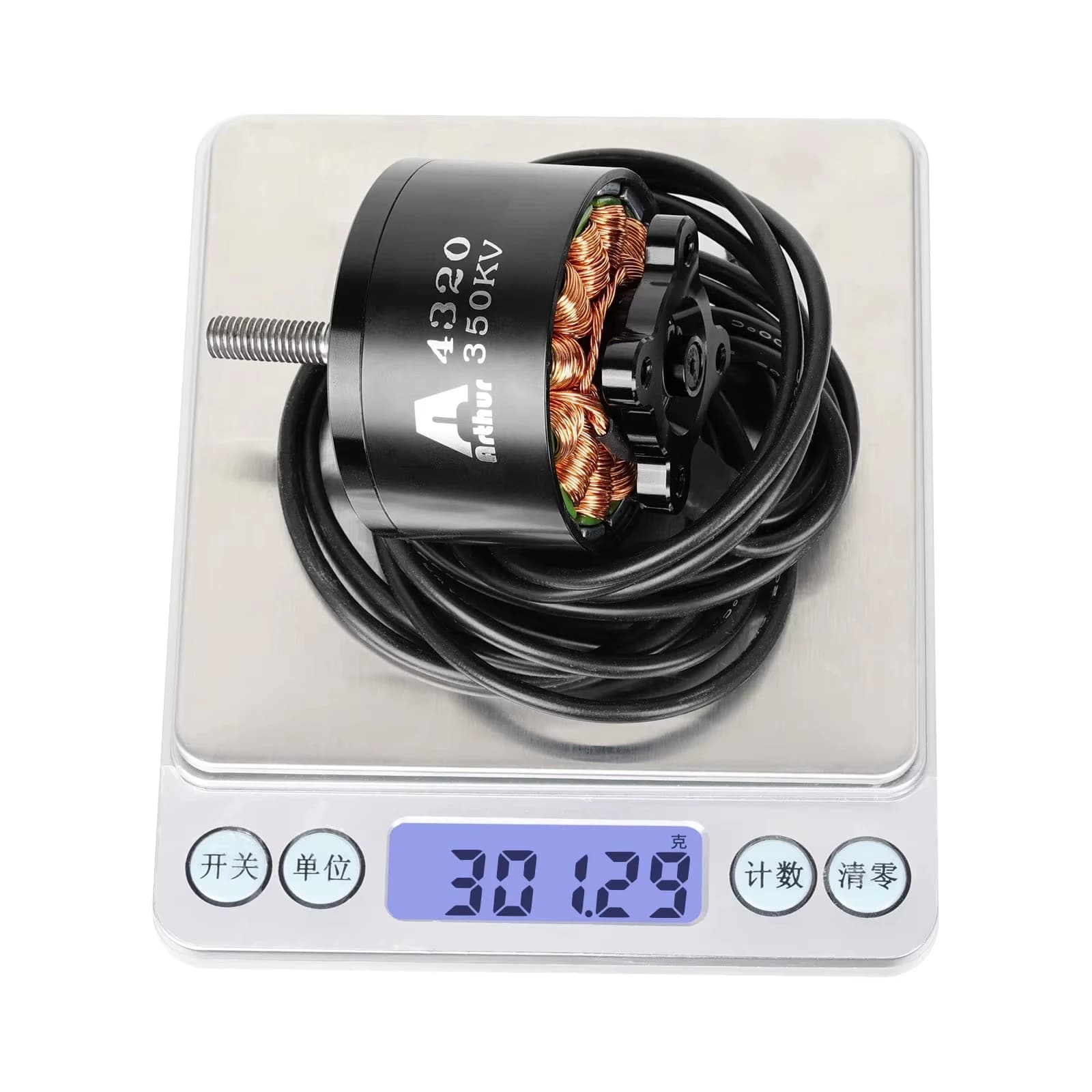 4 Pieces Flashhobby A4320 4320 350KV 6-12S High Speed Brushless Motor Long Range X-Class RC FPV Drone Model Parts Accessories 6