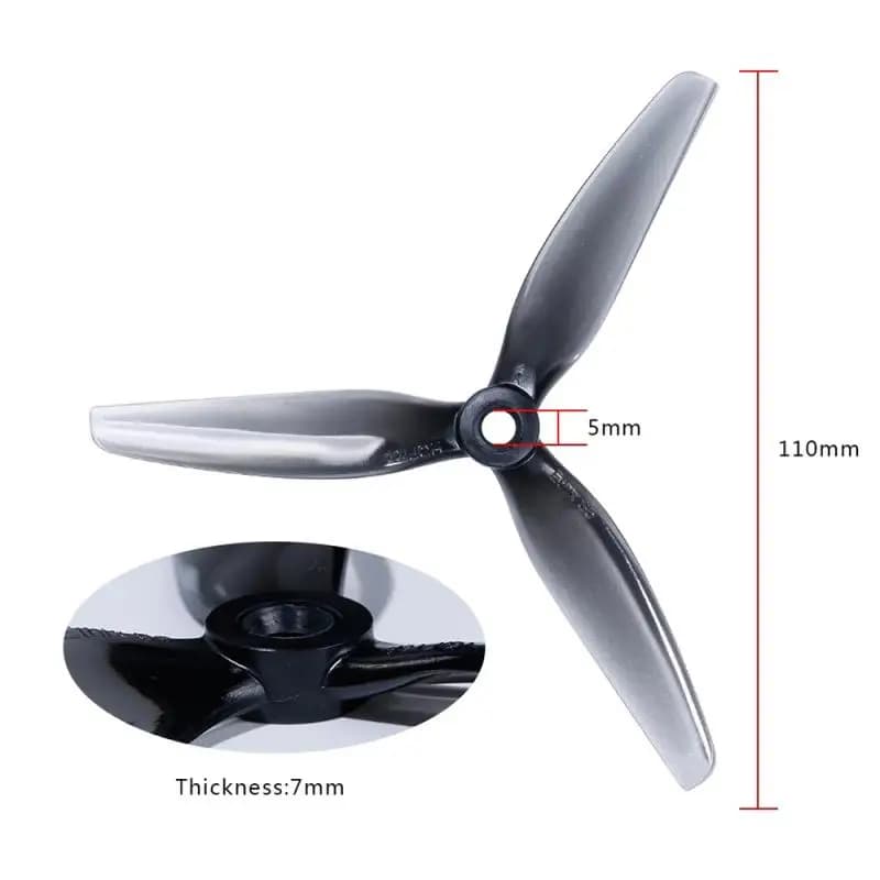 HQPROP Ethix S5 5040 5X4X3 5inch 3-blade Propeller CW CCW Props for FPV Racing Drone Quadcopter 6