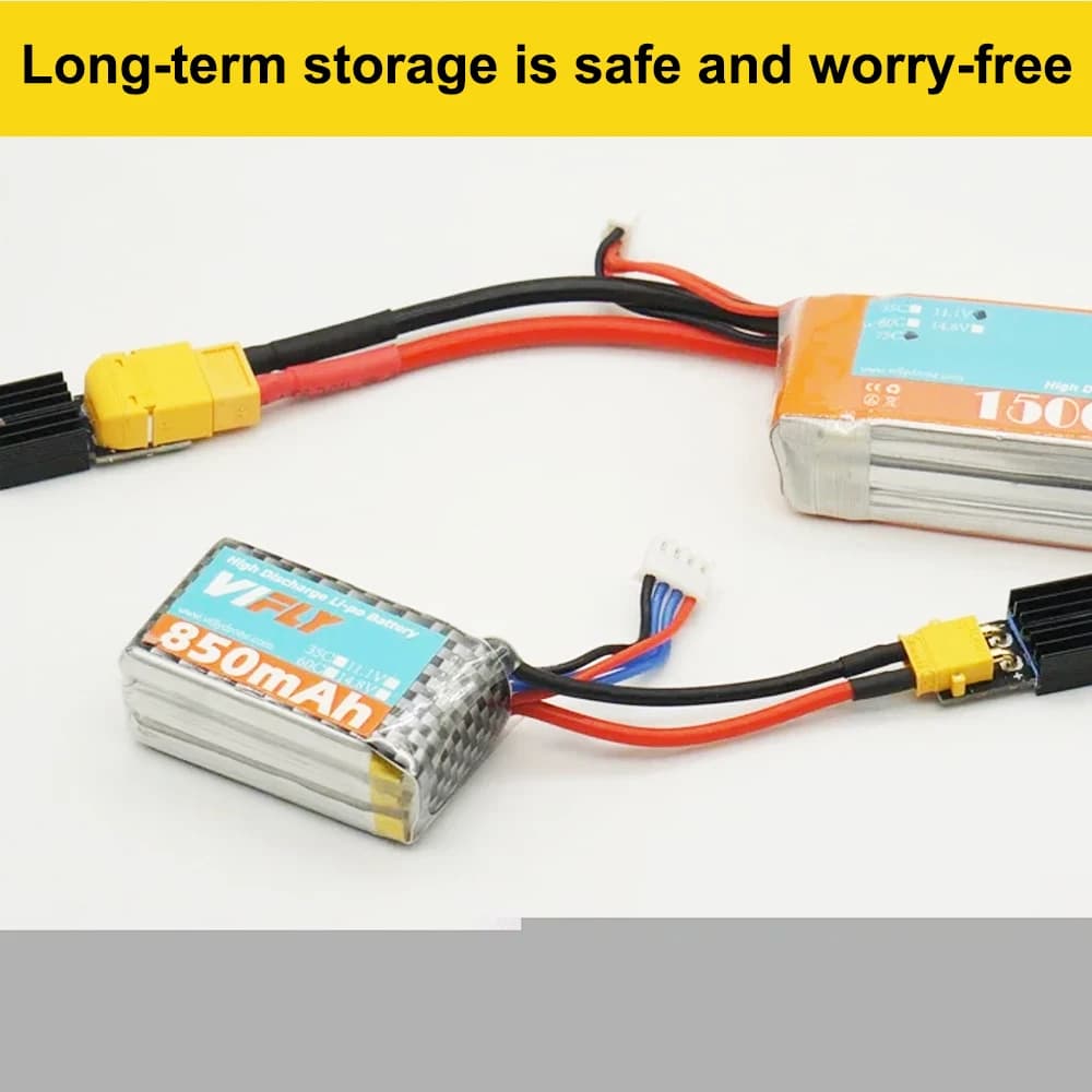 Vifly StoreSafe 2S-6S Lithium Battery Discharge Protector for Safe Storage Drone Crossing Battery Protection 4