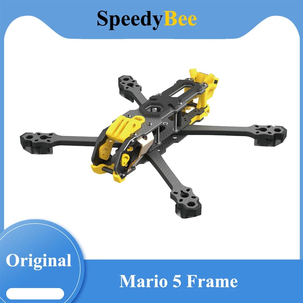SpeedyBee Mario 5 Mario5 Frame O4 DC/ XH 227mm/XH 226mm 3K Carbon Fiber FPV Frame Kit