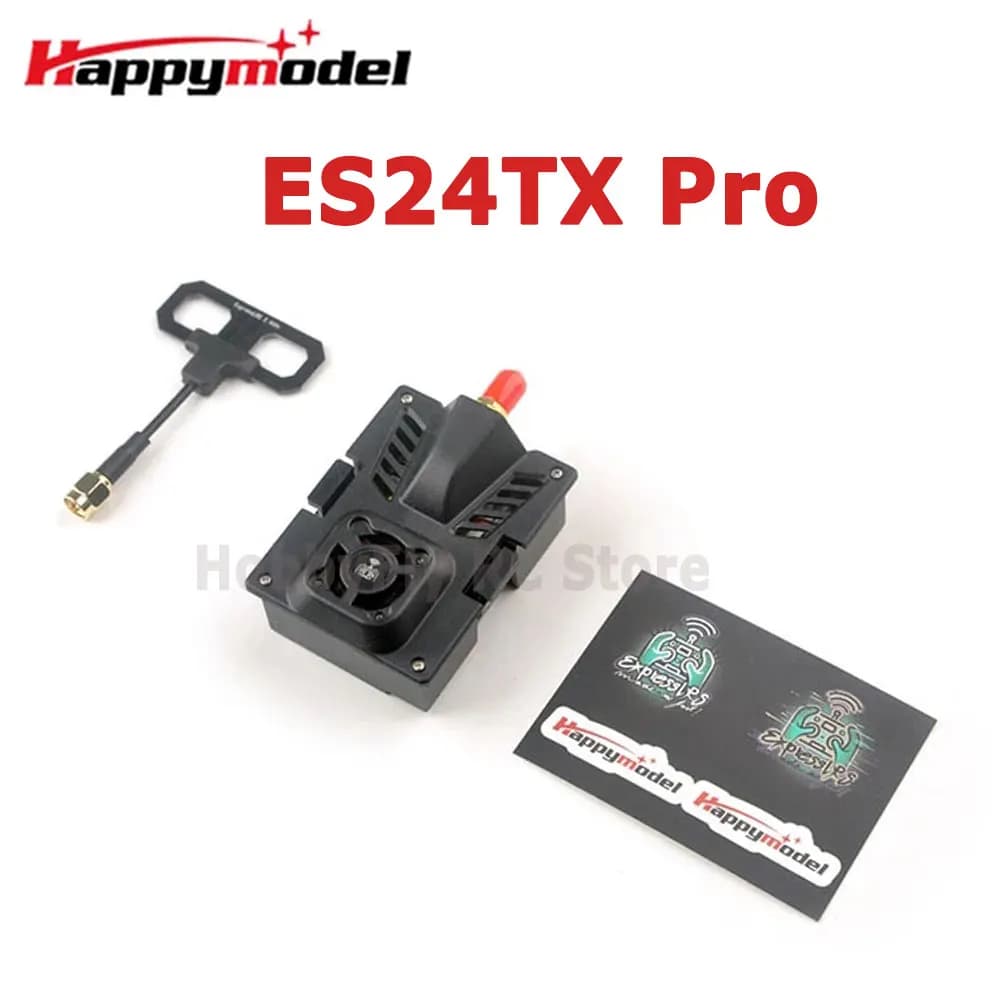 HappyModel ES24TX Pro 1000mW 2.4G ExpressLRS ELRS Micro TX Module with Cooling Fan RGB LED Module for RC Airplane FPV Drone 4