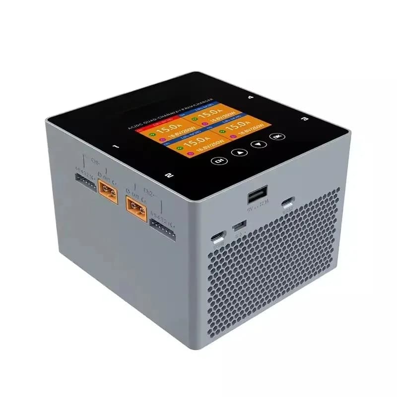 HOTA F6+ AC/DC AC500W DC250Wx4 15Ax4 Smart Balance Charger for Lipo LiIon NiMH Battery 4
