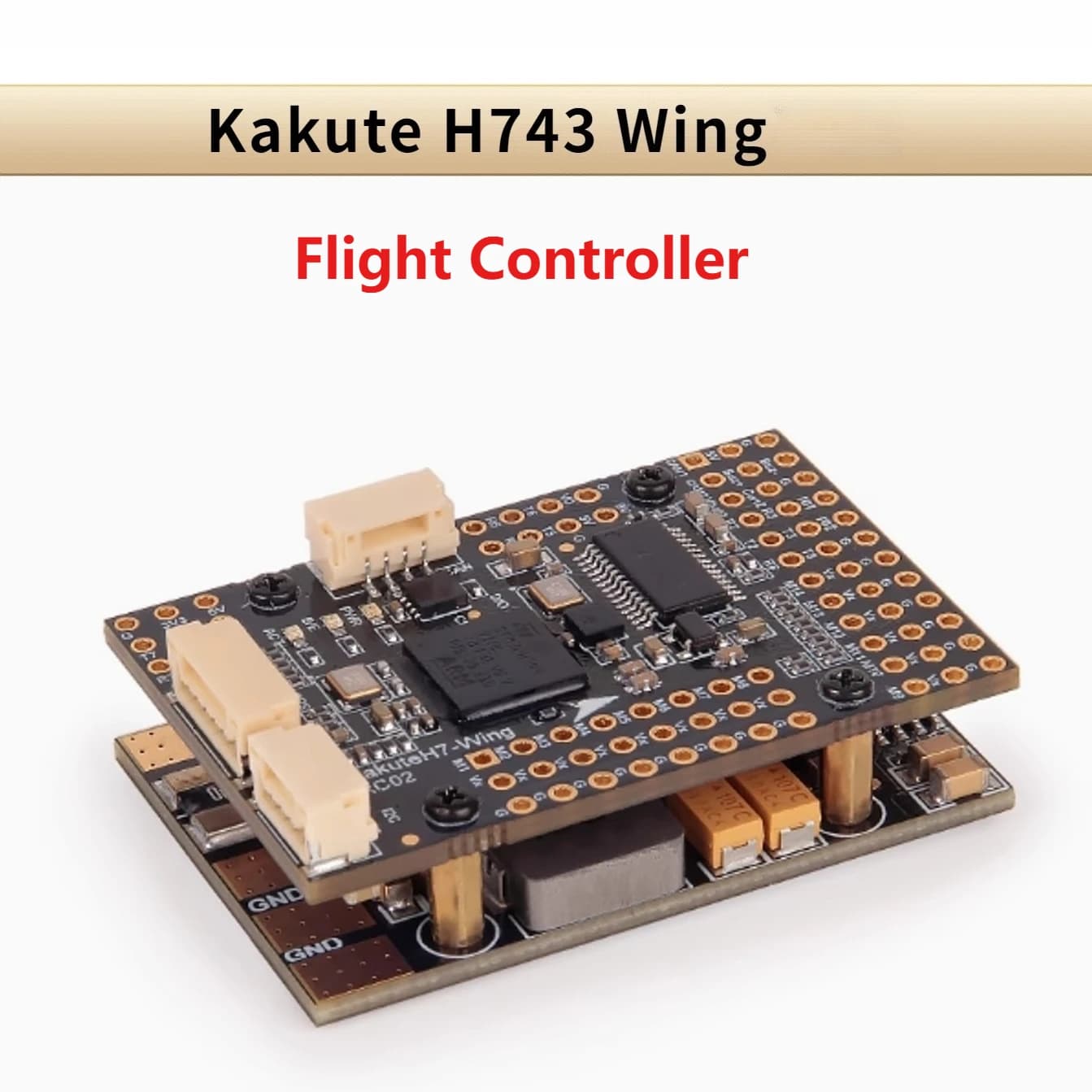 Holybro Kakute H743 Wing Flight Controller, FPV Racing Drone Multi-Rotor FPV GPS Flight Controller Kit, Return-to-Home