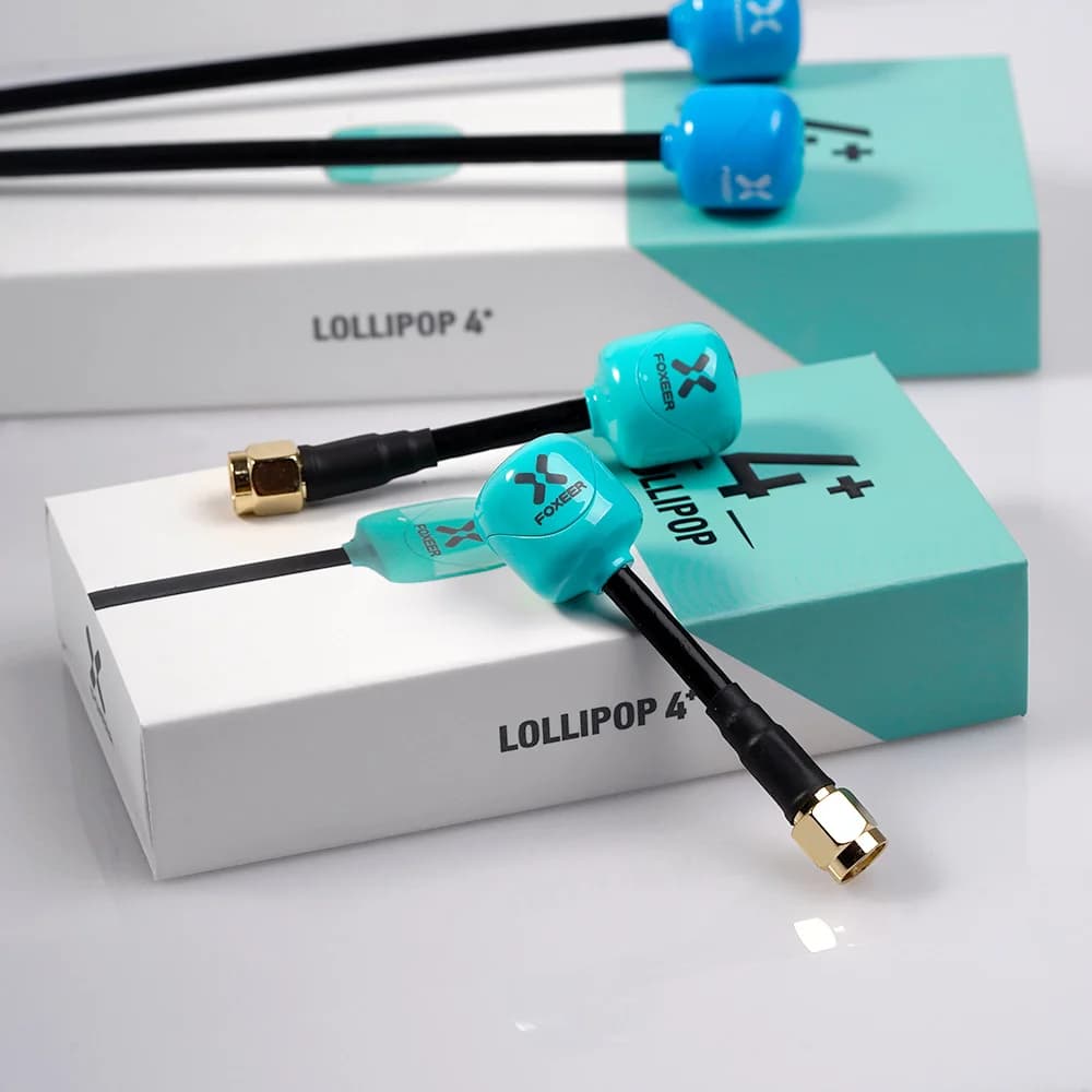 Foxeer Antenna Lollipop 4 Plus 4+ FPV Antenna 5.8G 2.6Dbi RHCP SMA RPSMA UFL MMCX FPV Omni LDS Antenna For FPV Racing Drone 2