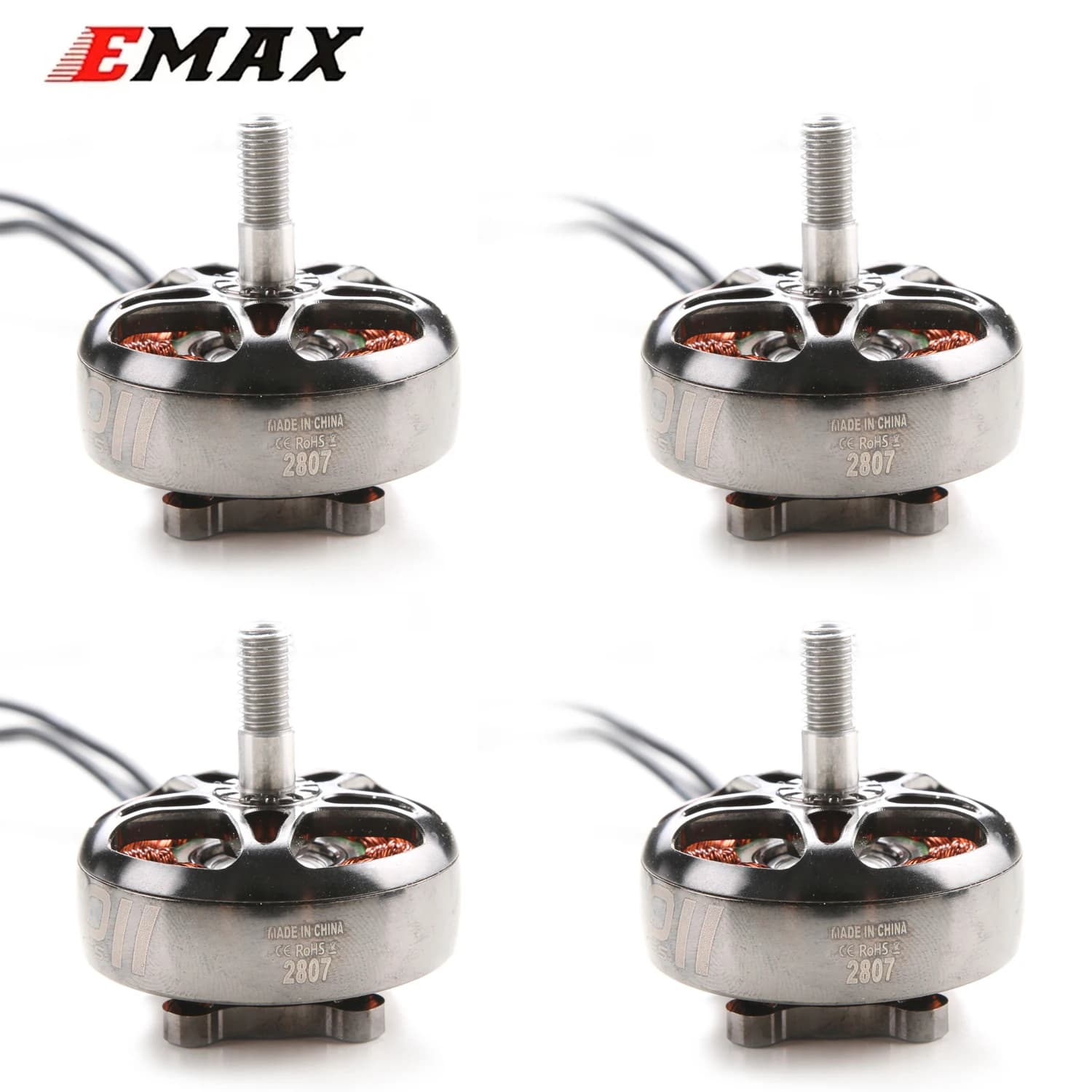 1Pcs/2Pcs/4Pcs 3-6S EMAX ECOII 2807 1300KV Brushless Motor for FPV Racing Long Range RC Drone DIY Part EMAX Eco ii Series 2