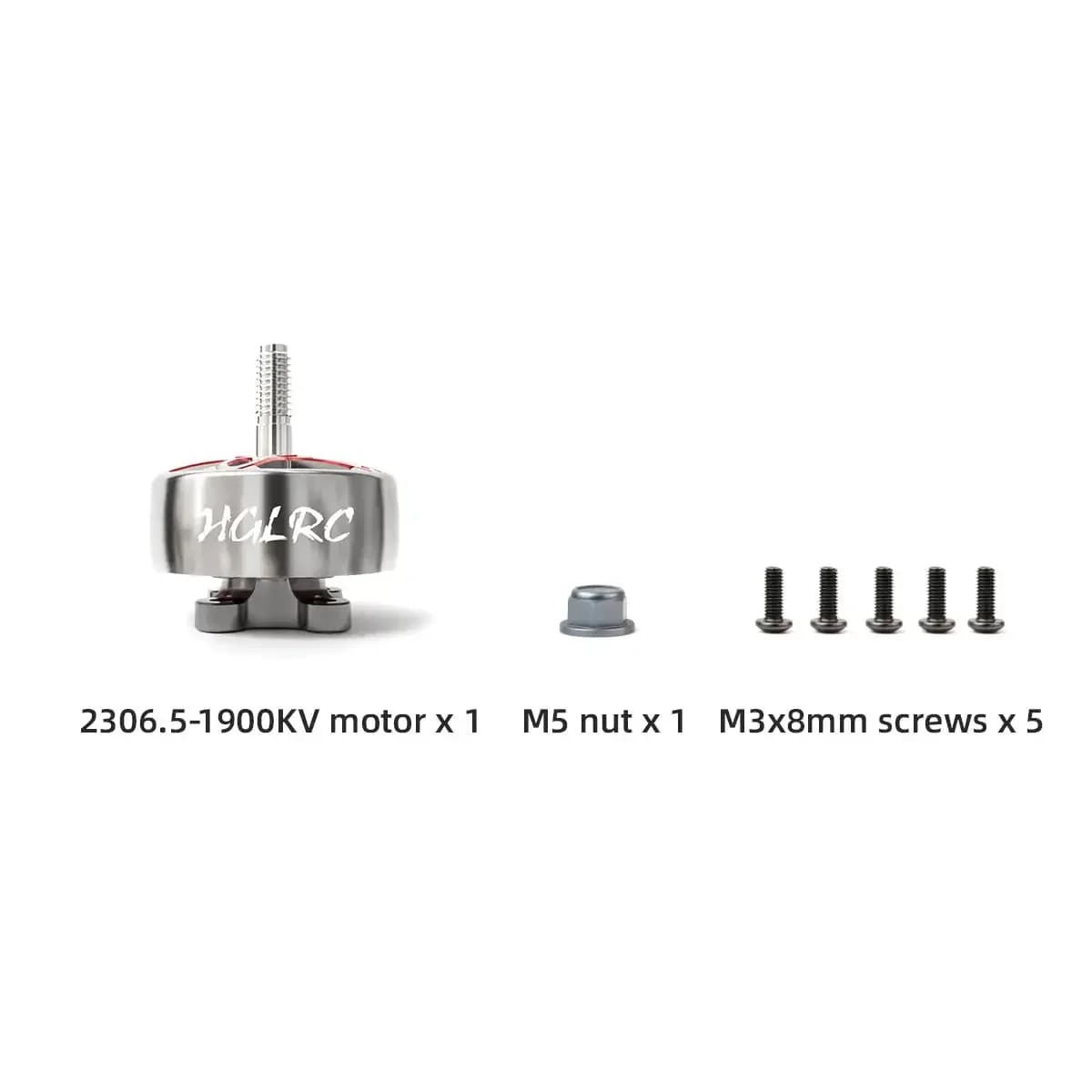 4PCS HGLRC SPECTER 2306.5 1900KV 6S Brushless Motor 3