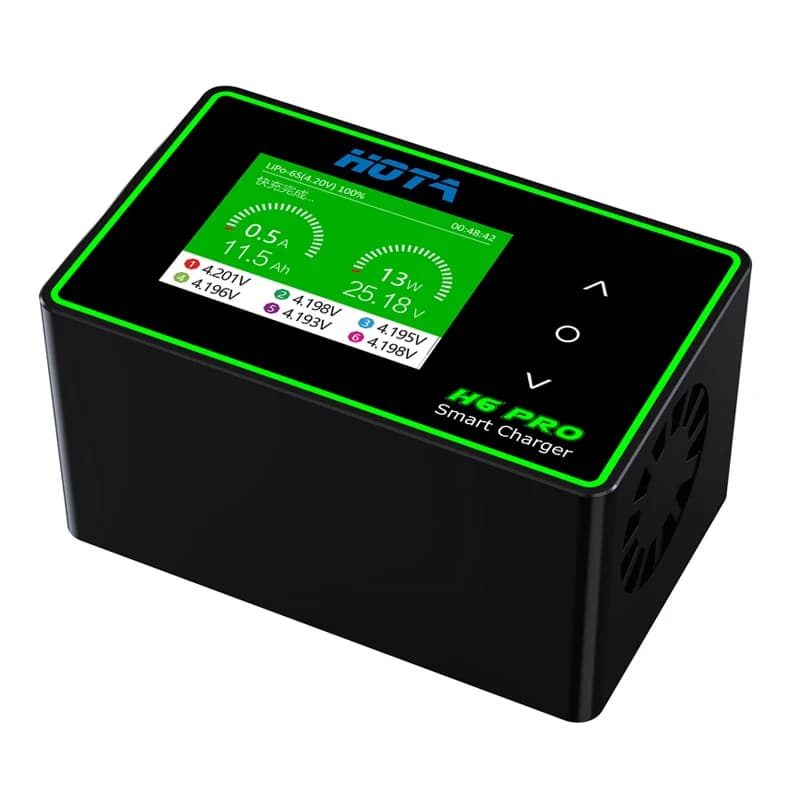 HOTA h6 Pro Duo AC 200W DC 700W 26A Mini Battery Charger 1-6S Lipo NiMh Li-ion Ni-Cd Digital RC Balance Charger Discharger 3