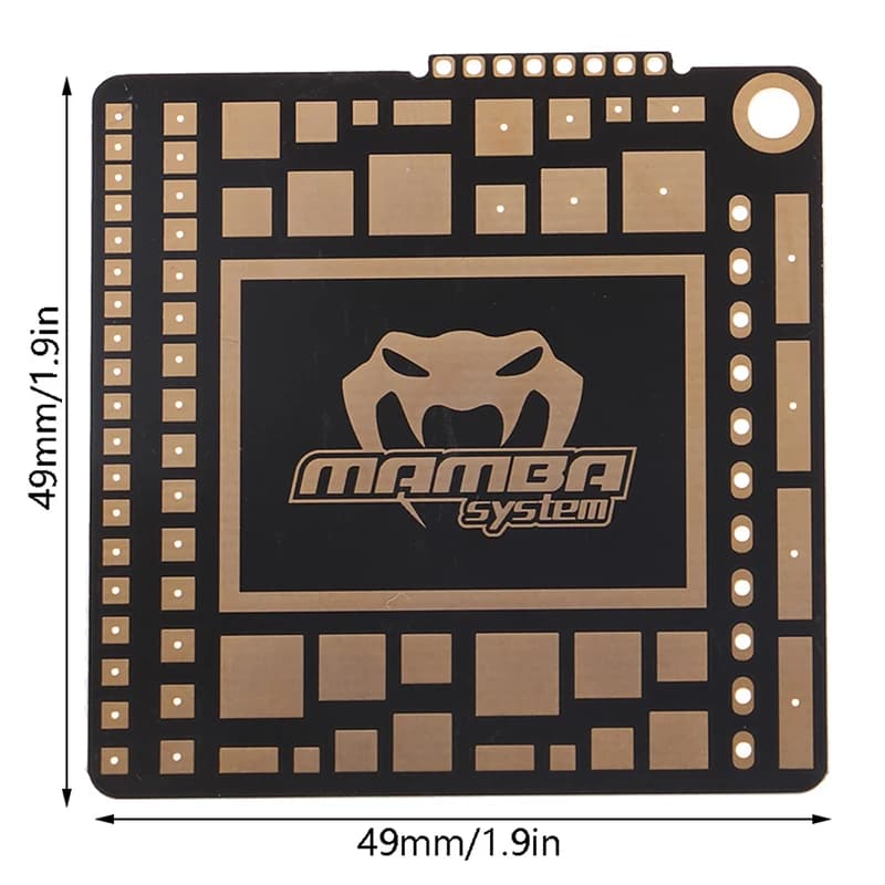 DIATONE MAMBA Soldering Practice Board 49X49X1.6mm for FPV Beginner New Pilots Improving Soldering Level DIY Parts 6