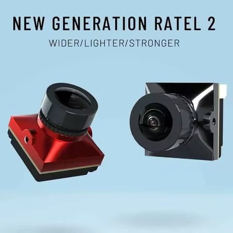 Caddx Ratel 2 V2 FPV Camera Ratel2 2.1mm Lens 16:9/4:3 NTSC/PAL Switchable With Replacement Lens Micro FPV Camera Drone