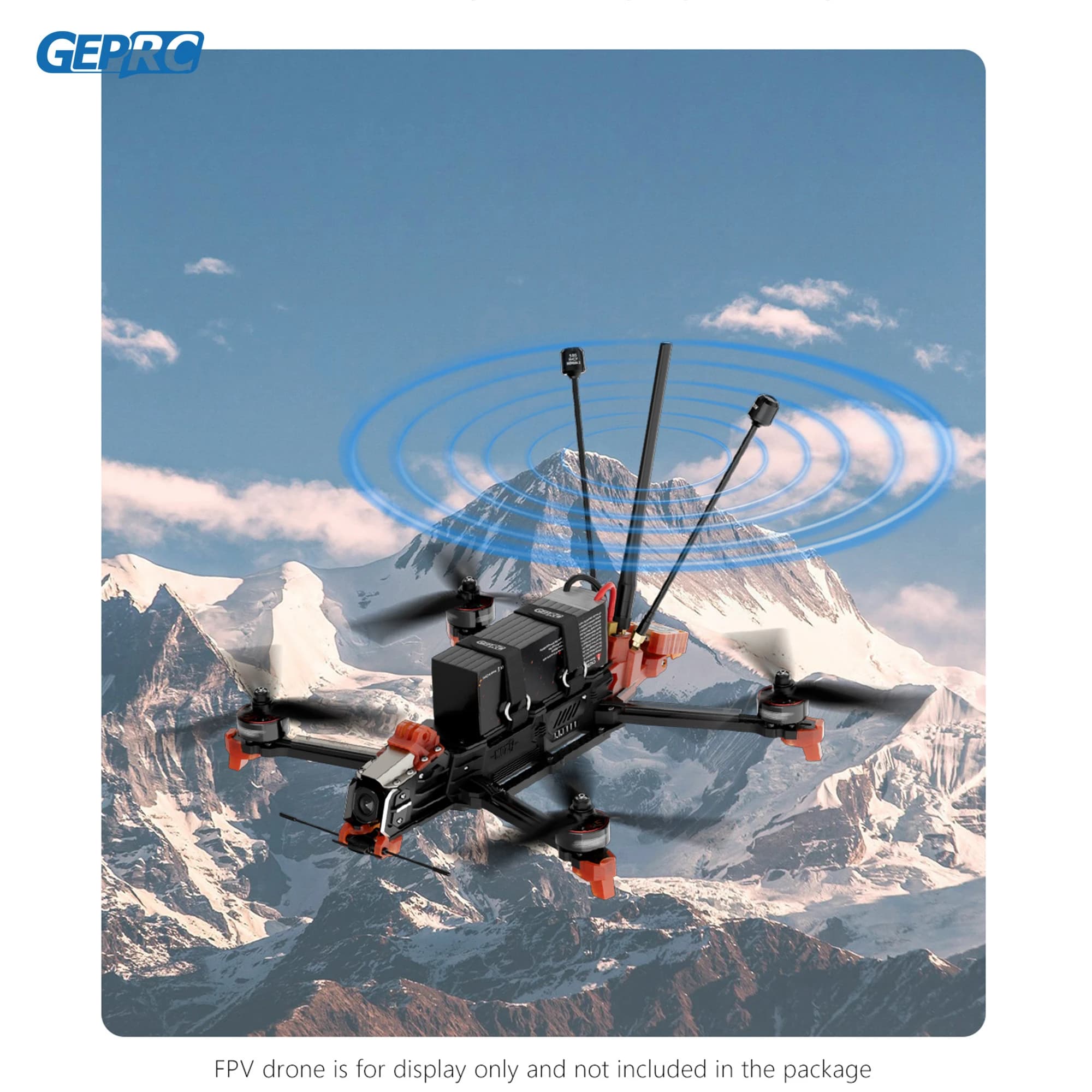 GEPRC 868MHz 915MHz 2.4G Tri-Band Stick Antenna Long Range FPV RC Quadcopter Freestyle Drone Parts 3