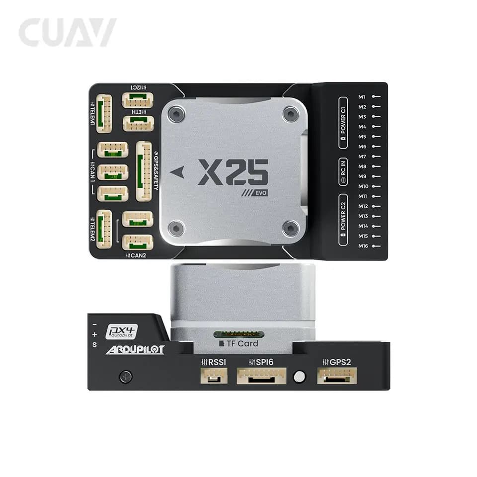 CUAV X25EVO Open Source PX4 Fixed Wing Controller Long Range Pixhawk Drone Controller Ardupilot Farming Simulator Controller 2