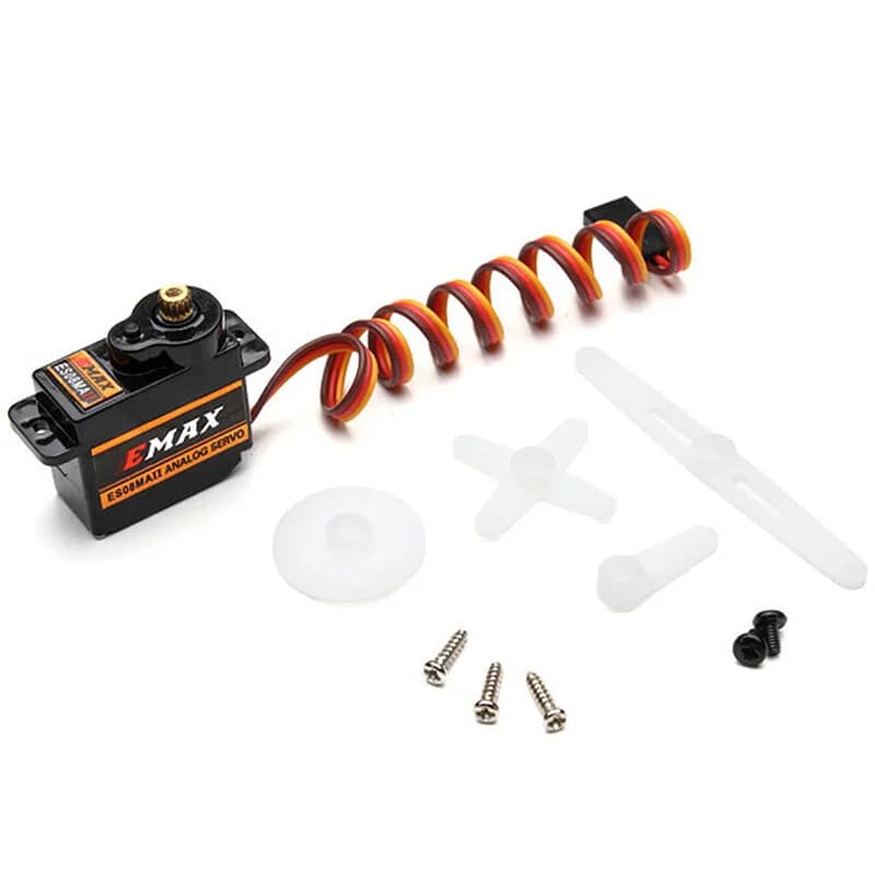 Original EMAX ES08MAII 12G Metal Gear Micro Servo For Cars, Ships, Helicopters And Airplanes 4