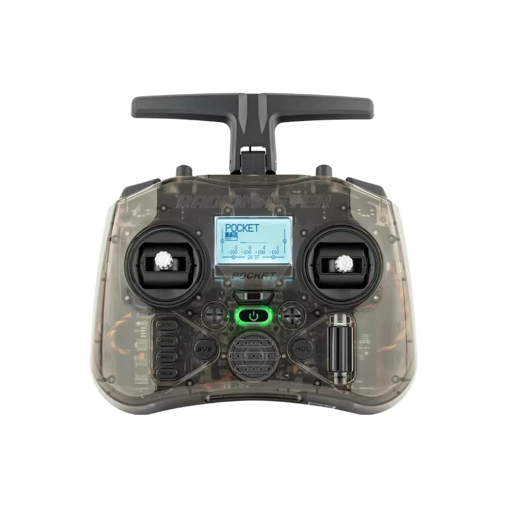 Radiomaster Pocket EdgeTX 2.4G Radio Controller FCC LBT (Mode2 Left-handed Throttle ) CC2500 / ELRS Hall Gimbal Transmitter 2