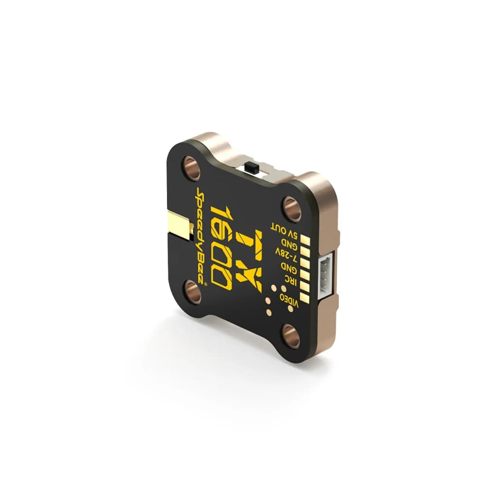 SpeedyBee TX ULTRA TX1600 5.8GHz 48CH 1.6W Analog VTX High-efficiency Heat Sink 2-6S LIPO 20X20mm for FPV Long Range Drones 5