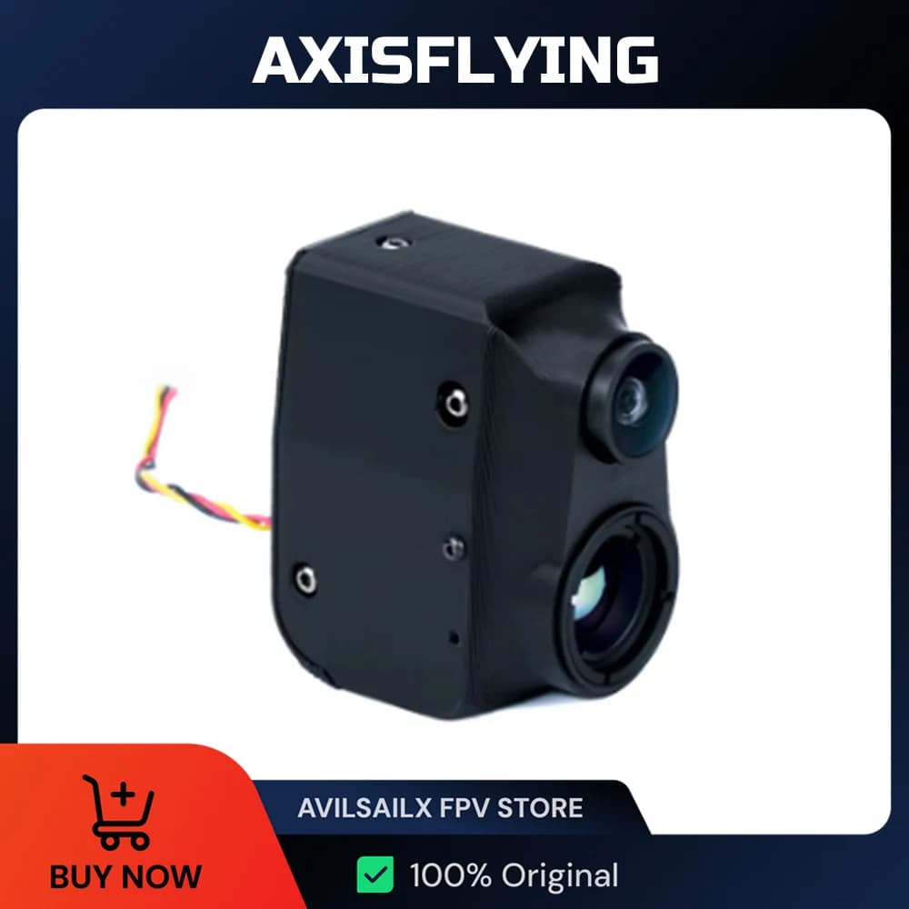 Axisflying Thermal FPV Camera with Dual Lenses for Day/Night, 384x288 640x512 256x192 Resolution 2