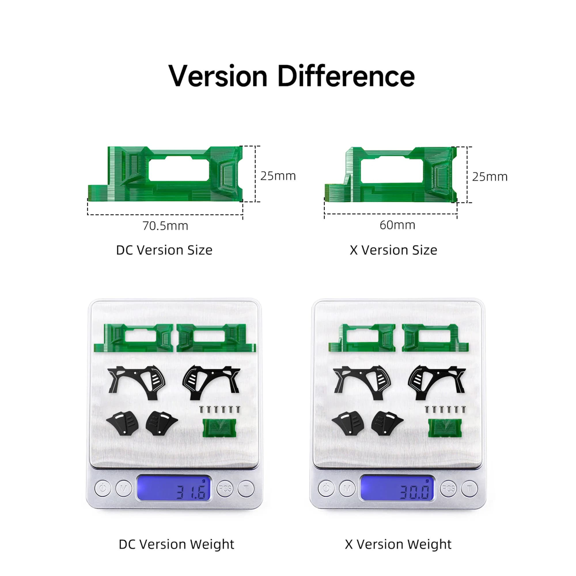 GEPRC MARK5 D/X Frame O4 Pro Upgrade Kits Frame Parts Upgrade Package Base Quadcopter Frame FPV Freestyle RC Racing Drone Mark5 5