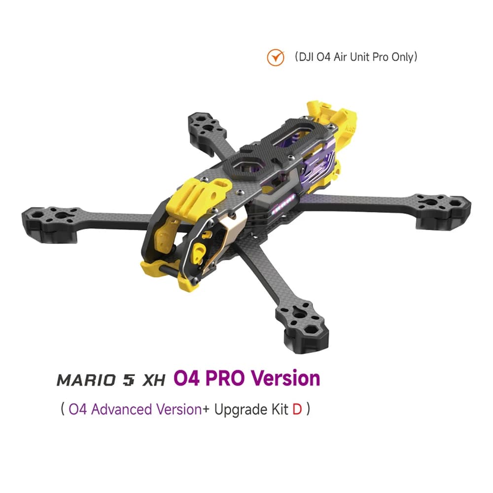 SpeedyBee Mario 5 Mario5 Frame O4 DC/ XH 227mm/XH 226mm 3K Carbon Fiber FPV Frame Kit 4