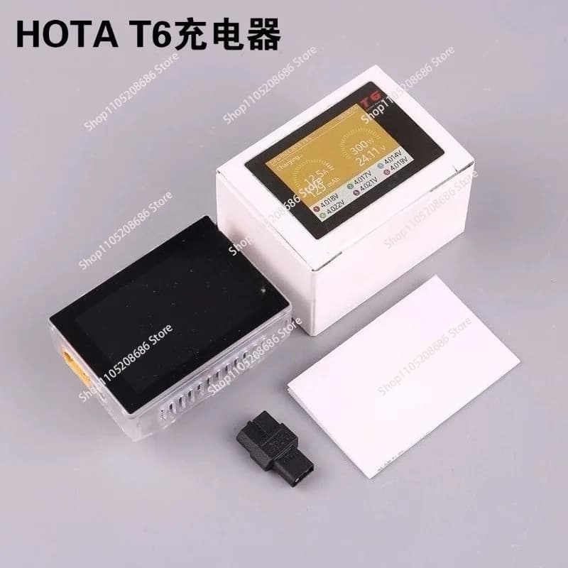 HOTA T6 charger, aircraft model intelligent balance charger 6S crossing machine FPV lithium battery car ship model 300W 5
