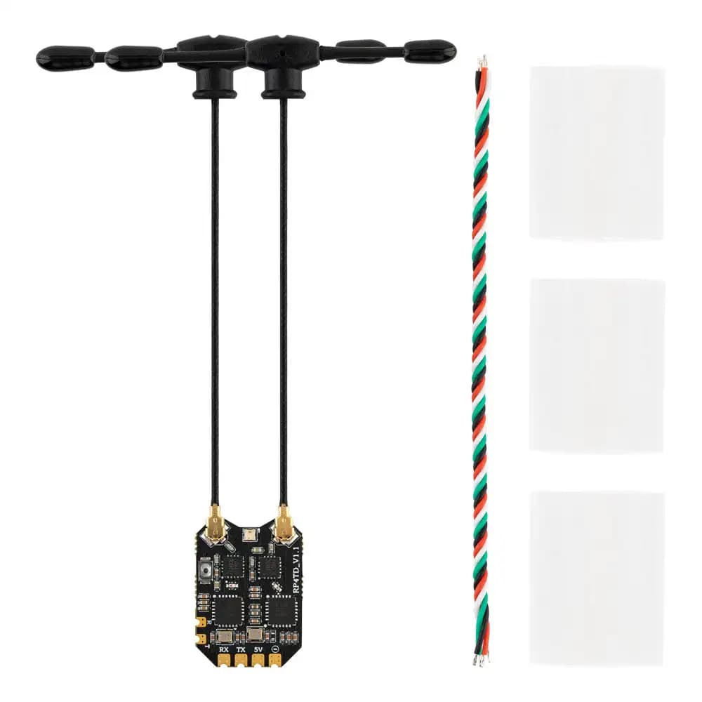 Radiomaster RP4TD ExpressLRS 2.4Ghz Nano Receiver Dual Channel TCXO Built in WIFI 3