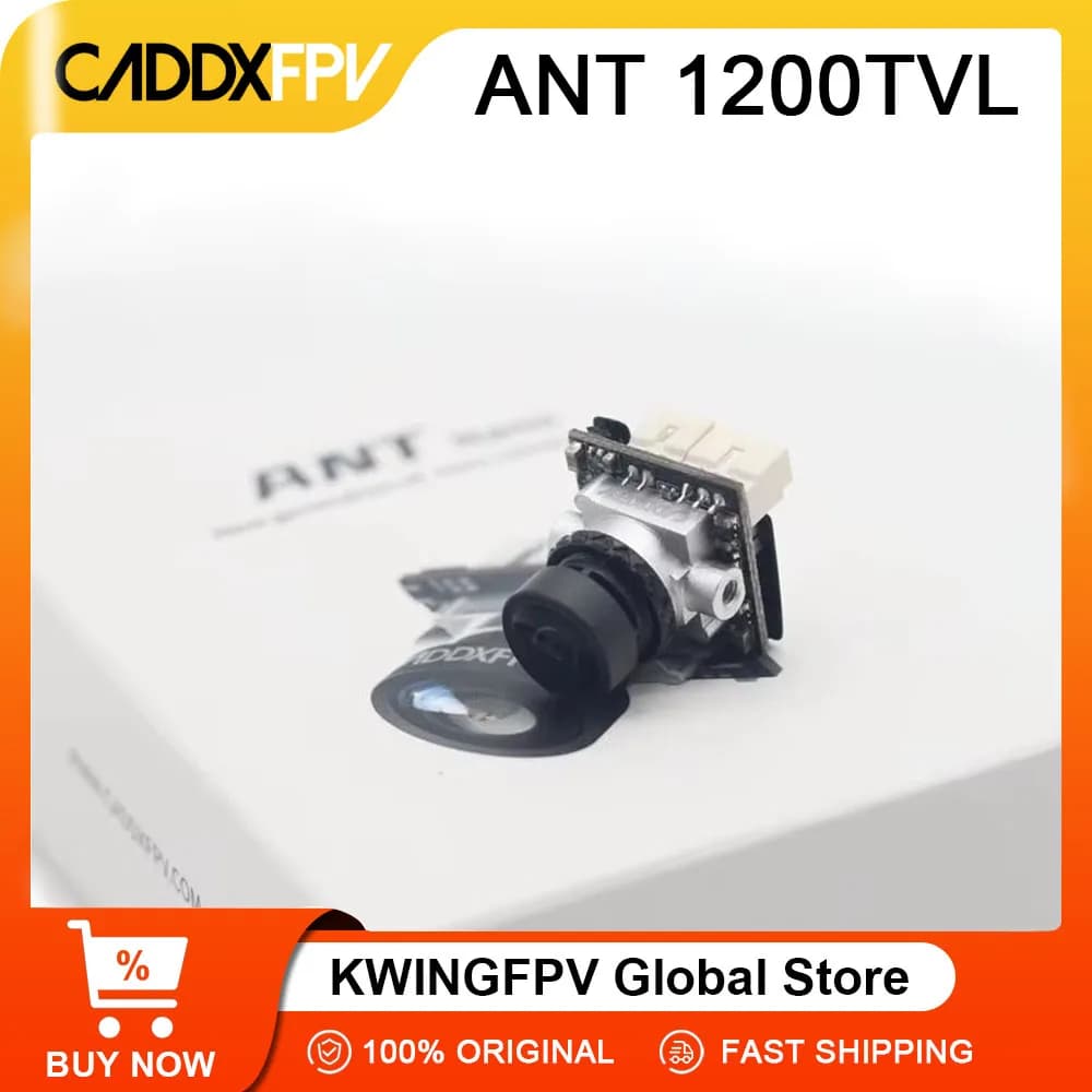 CADDX ANT Nano 1200TVL Global WDR OSD 1.8mm Ultra Light Camera 16:9 4:3 for FPV Tinywhoop Cinewhoop Toothpick Mobula6
