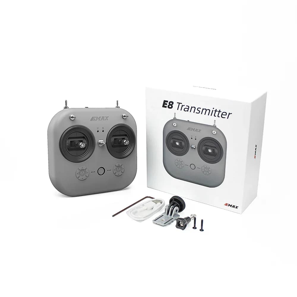 EMAX 2.4G E8 Transmitter Drone FPV Remote Control for Airplane Aircraft Parts ​Available for TinyhawkIII  Plus Freestyle 4