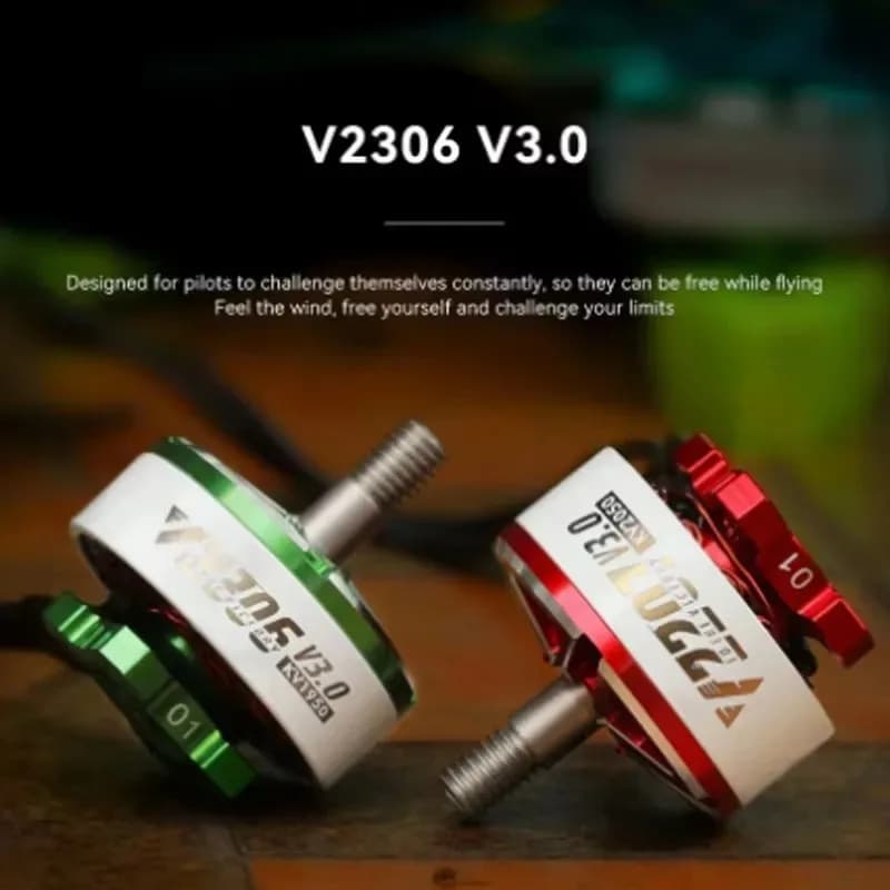 T-Motor T-Hobby Velox V2207 /V2306 V3 1750KV 1950KV 2050KV 6S / 2550KV 4S Brushless Motor for FPV Freestyle Drones DIY Parts 6