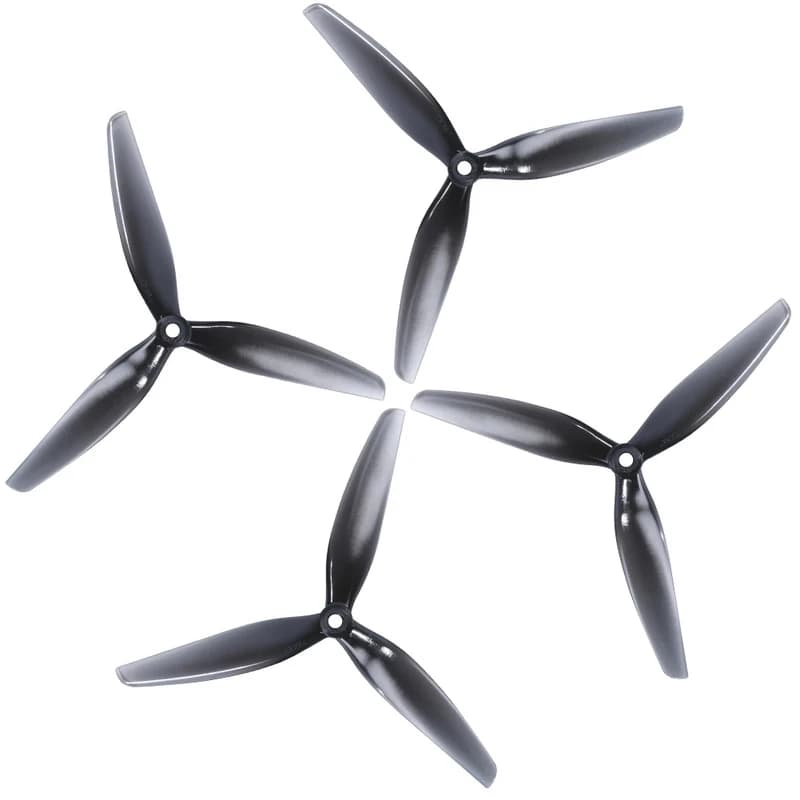 2/4/6/8/10Pairs HQProp 7X4X3 7040 7inch 3 blade/tri-blade Propeller Light Grey (2CW+2CCW) Poly Carbonate for FPV RC Drone 2